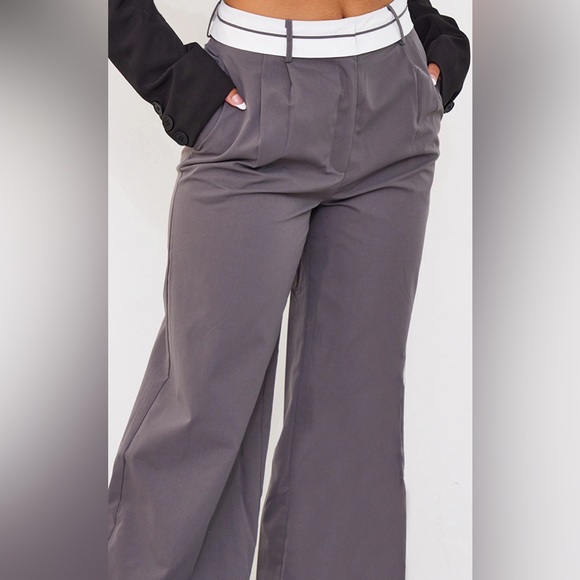 Turn Over Waist Straight Leg Pants - Picture 9 of 9